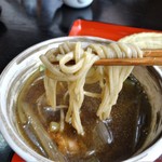 手打そば千花庵 - 鴨汁にそば