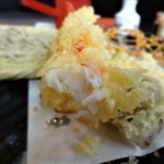 手打そば千花庵 - 天ぷらざる蕎麦の海老天凄い！