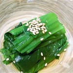 はてなのちゃわん - ホウレン草のお浸し