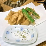 はてなのちゃわん - 高槻地鶏の天ぷら