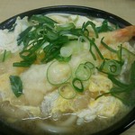 殿田 - 天玉とじうどん600円（税込）