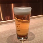 江戸蕎麦 白鳥 - 生ビール