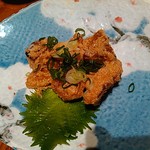 旬魚 ゆるり - 山芋ステーキ明太子風味