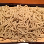 Teuchi Soba Onuma - 蕎麦は細切りのニ八です。