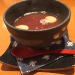 Teuchi Soba Onuma - あっさりしたお汁粉です。