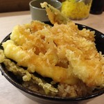 天きち - チーズ鶏天丼590円