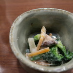 申虎 - 野菜の白子和え