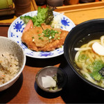 麺匠の心つくし つるとんたん - 平日限定日替わり膳850円