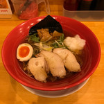 4回目。中華そば鰹出汁。とろろがちょっと違う所。