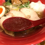 4回目。中華そば鰹出汁のスープ。