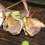 ふじや - のどぐろの炙り刺し