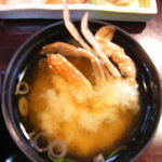 ニュー 水無月 - すべての定食に付いている「かに汁」