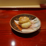 銀座 しのはら - 無花果の胡麻味噌和え