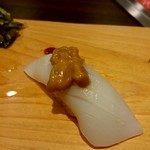 鮨 和さび - スミイカ×塩辛(スルメイカ)