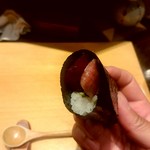 鮨 和さび - クロマグロ漬け＆中トロ(長崎)巻