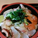 Kaisenya Ikeikemaru - 海鮮づけ丼ご飯大盛