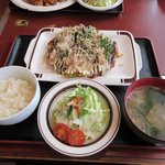 Mikuni - 関西風お好み焼セット2017.02.07
