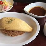 KAPPO　花咲季 - オムライス　セット　　９００円　　　　