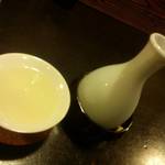 十割蕎麦みかあさ - 日本酒。