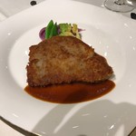 東京會舘 銀座スカイラウンジ - 牛ロースのパン粉焼き