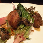 ラ・ブランシュ - 軍鶏の黒米詰め