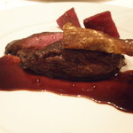 ラ・ブランシュ - エゾシカの赤ワインソース