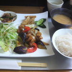 花みどう - 若鶏と野菜の黒酢あんかけ