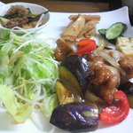 花みどう - 若鶏と野菜の黒酢あんかけ