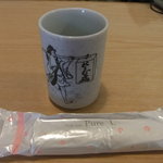 松よし - そば茶。
