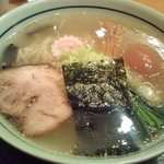 味処 むさし野 - 塩そば＋づけ玉子