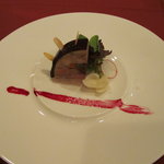モン・フレーブ - フォアグラのパルフェ　百合根を添えて