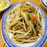 中国ラーメン揚州商人 - 豚挽肉ともやしのみそ炒め