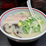 元祖 名島亭 - ラー博は俺の社員食堂。  ミニ築炉釜出しとんこつラーメソ！