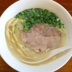 麺屋 菜々兵衛 - 鶏白湯塩ラーメンのアップ