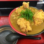 極楽うどん TKU - 鶏天カレーうどん（中盛）（￥954）