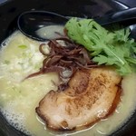 麺や ぼんず - 鶏白湯塩らー麺（750円）