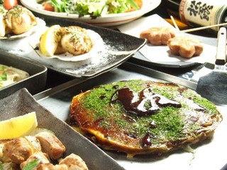 h Teppan Ya Bembee - 広島厳選コースは、お好み焼きとデザートは、もみじ饅頭！！