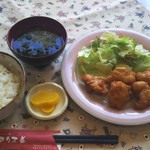 kare-tohamba-gunoomisearisu - から揚げ定食