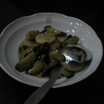 Shan tou - ナスと山芋の唐辛子炒め