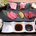 ５種類の焼肉ランチ