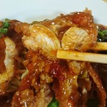 晴々飯店 - 鶏肉は柔らか…