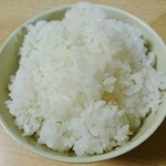 晴々飯店 - 白飯も美味しく炊けてます！