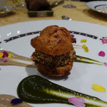 トゥ・ラ・ジョア - トラフグ白子のシュークリーム