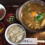 そば処稲廼家清左衛門 - カレー煮込みうどん＆ライス小