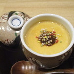 小料理 すず乃 - 海老のビスクの茶碗蒸し