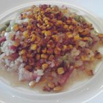 ベーコンとコーンのリゾット