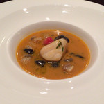 エノテカ・ラ・リコルマ - あんこうのスープ仕立て