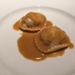 エノテカ・ラ・リコルマ - 江差産しまえびを詰めたラビオリ