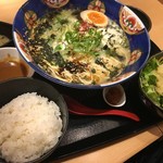 やきとり宮川 - 鶏白湯ラーメン定食 1000円税込