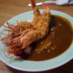 レストラン比来野 - エビフライカレー